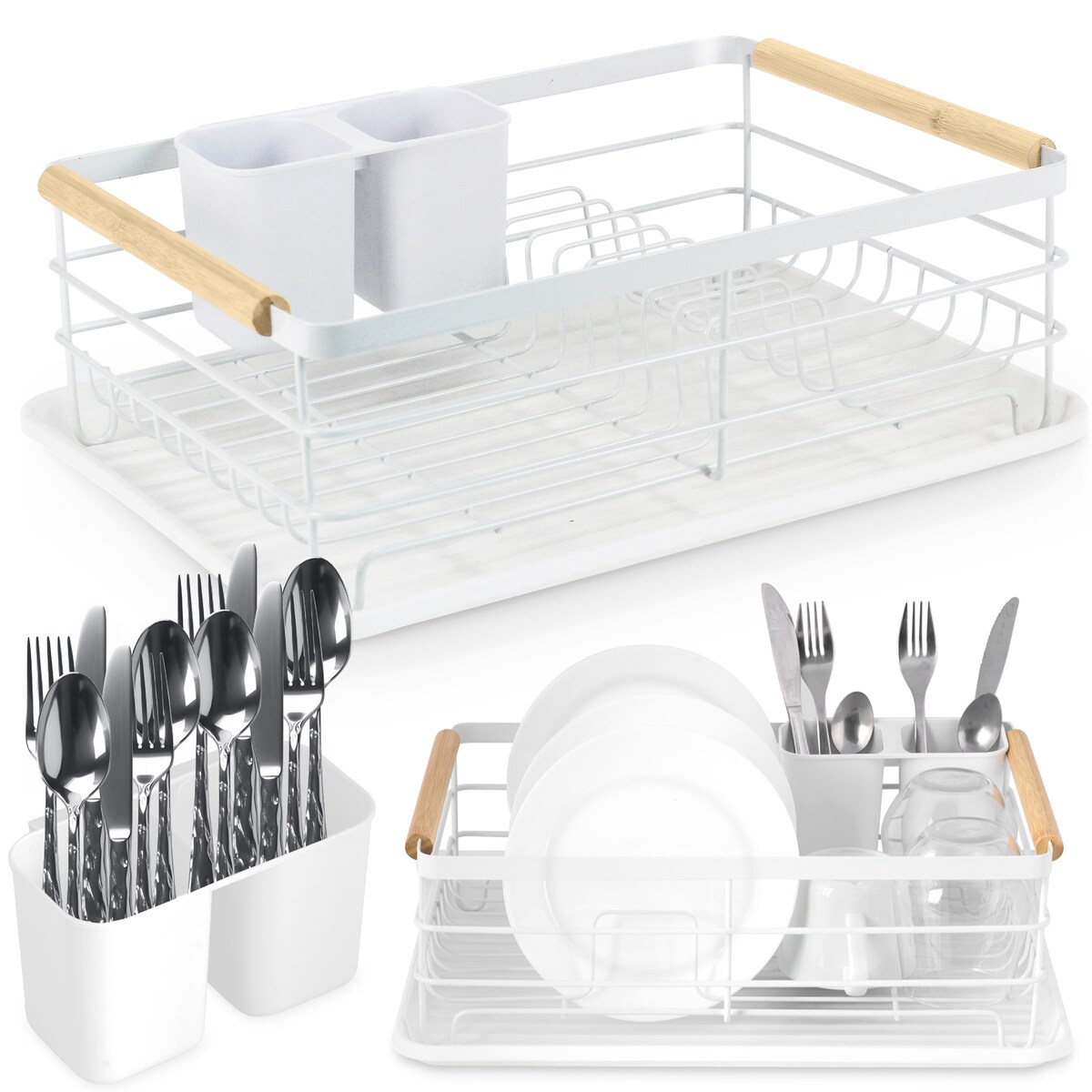 Duża suszarka do naczyń ociekacz stojąca tacka Massido