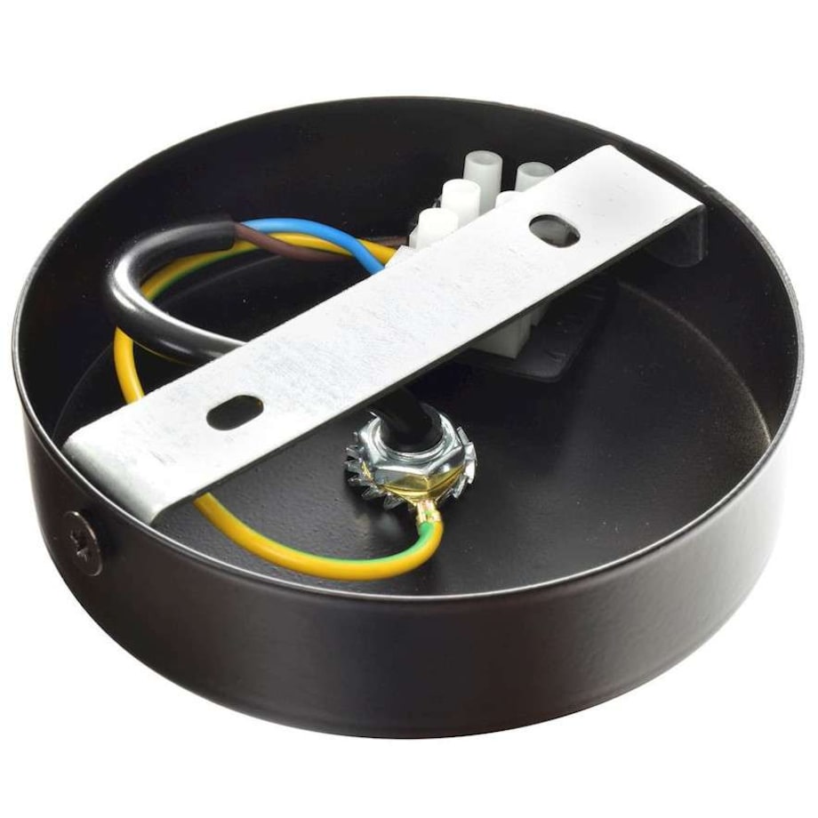 Kinkiet LAMPA ścienna PARMA MLP4819 Milagro modernistyczna OPRAWA szklana kula ball loftowa czarna biała mosiądz