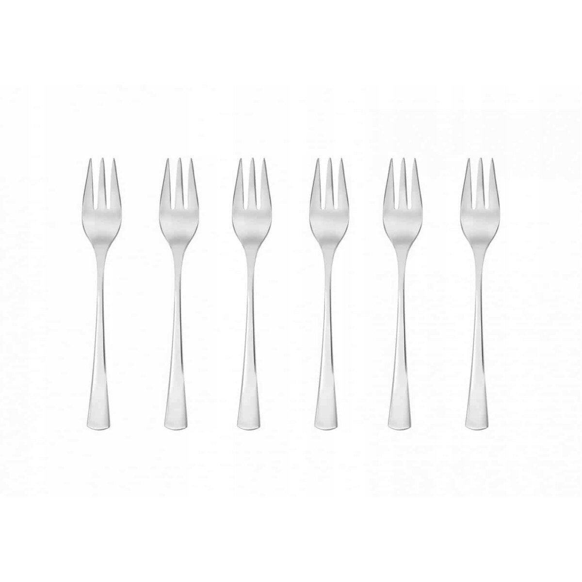 GERLACH KOMPLET WIDELCZYKI DO CIASTA TORTU TUNEA SREBRNY POŁYSK 6SZTUK