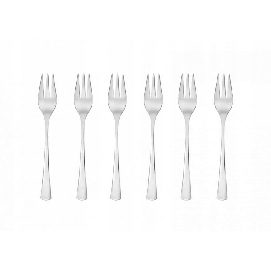 GERLACH KOMPLET WIDELCZYKI DO CIASTA TORTU TUNEA SREBRNY POŁYSK 6SZTUK