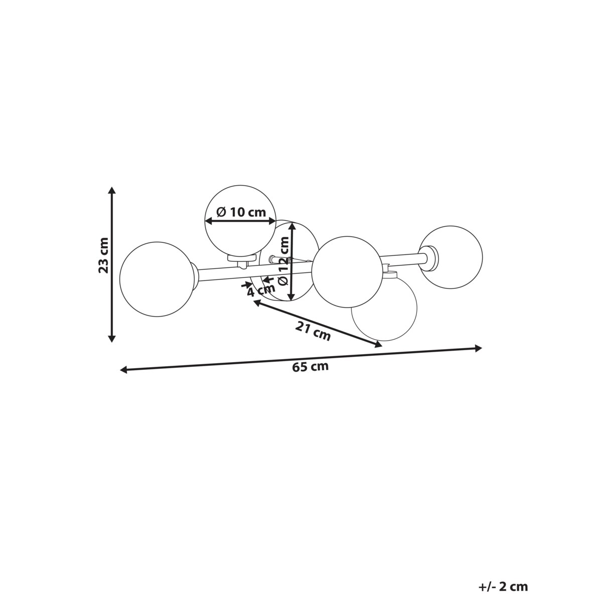 Lampa ścienna LED MINOTOS Metal Srebrny