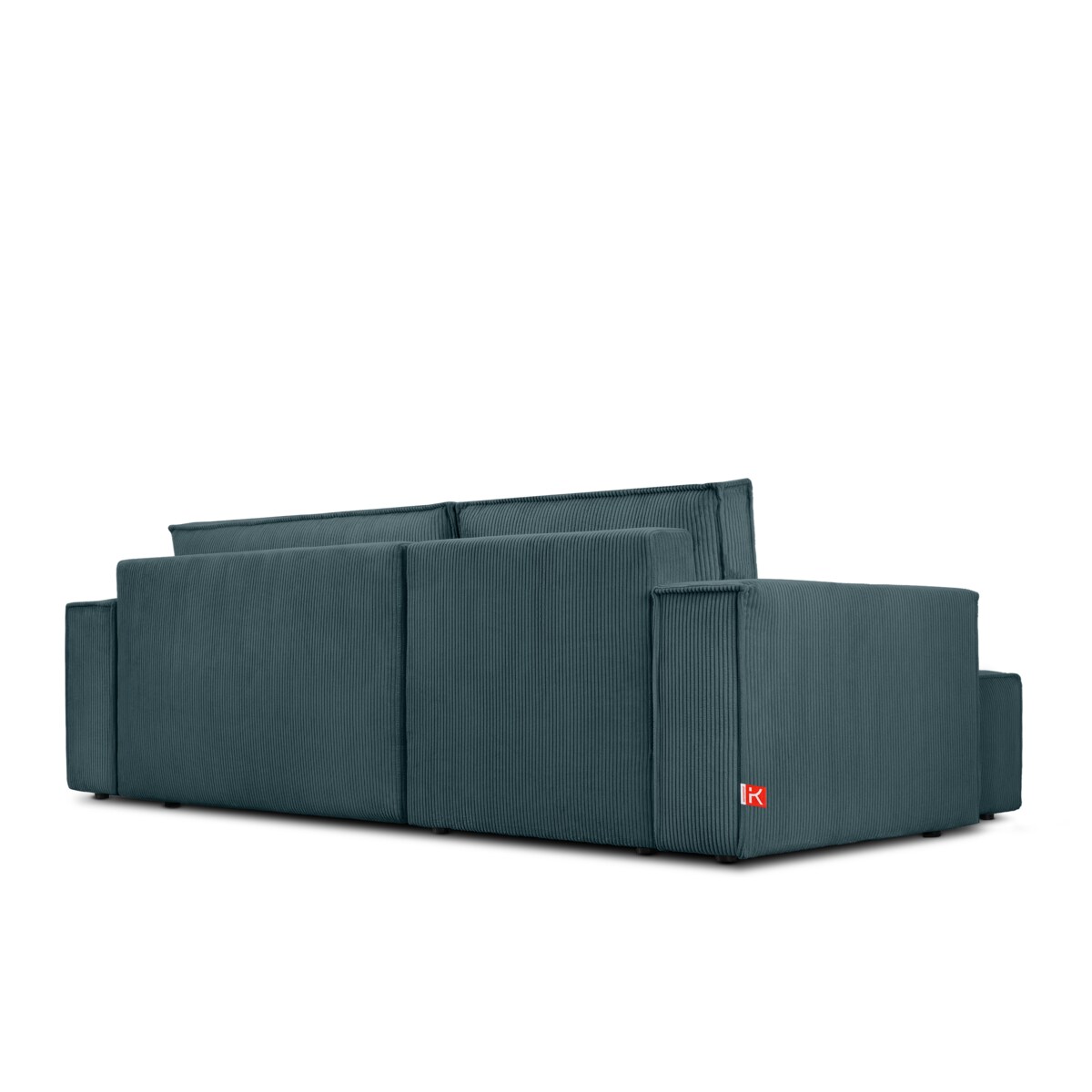 KONSIMO NAPI Narożnik uniwersalny z funkcją spania, niebieski prawy/lewy