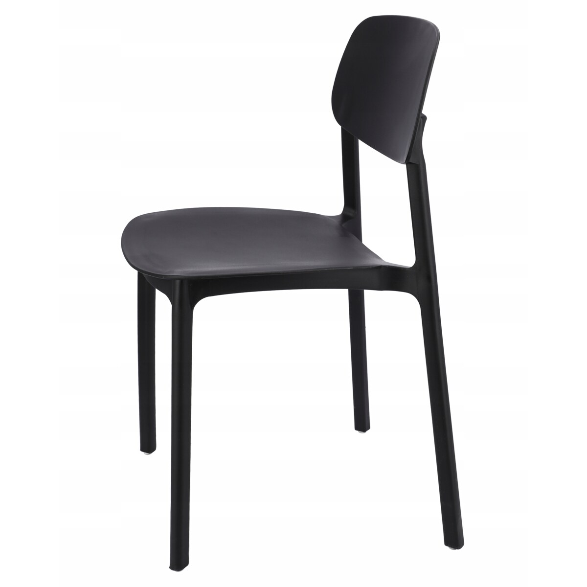 4 X Krzesło Do Jadalni Kuchni Stołu Zestaw Komplet Lara Czarne