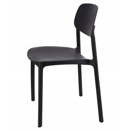 4 X Krzesło Do Jadalni Kuchni Stołu Zestaw Komplet Lara Czarne