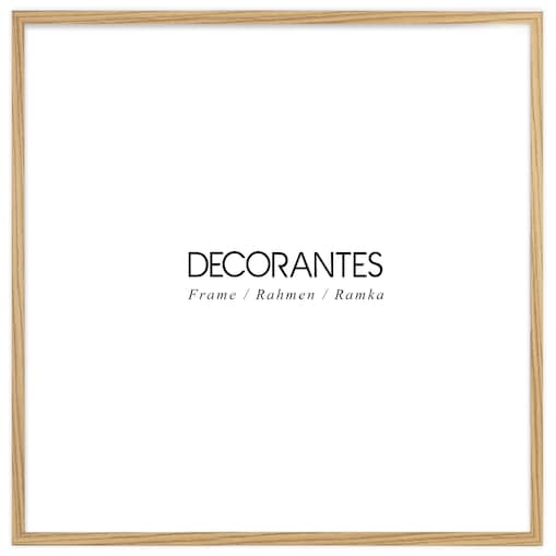 Brązowa ramka na zdjęcia 40x40 cm wisząca rama MDF z plexi klasyczna ramka kwadratowa