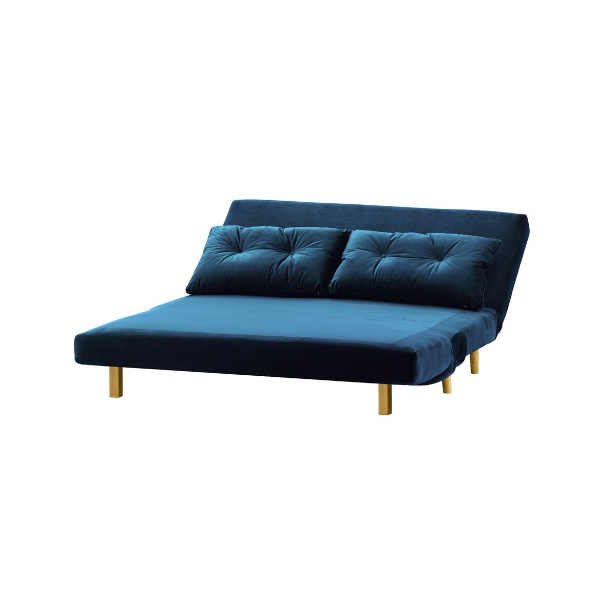 Sofa rozkładana Flic 142 cm-Velluto 11-like oak
