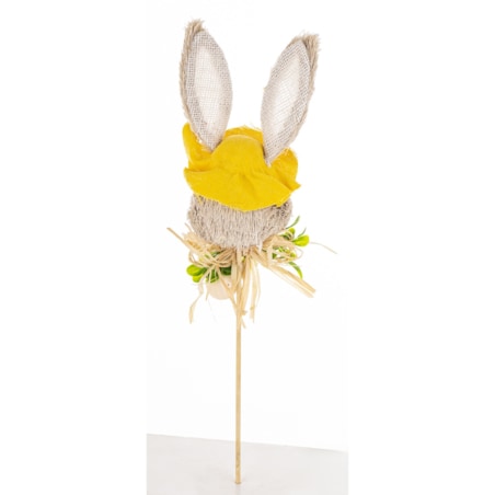 Dekoracja - królik na patyku 40x13x10 cm FANTOCCIO-2
