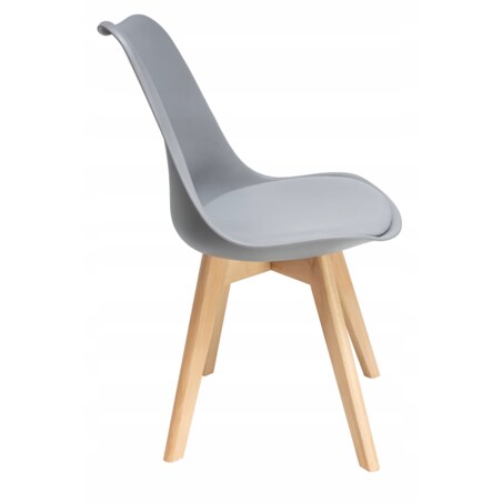 Krzesło skandynawskie OSLO do kuchni szare
