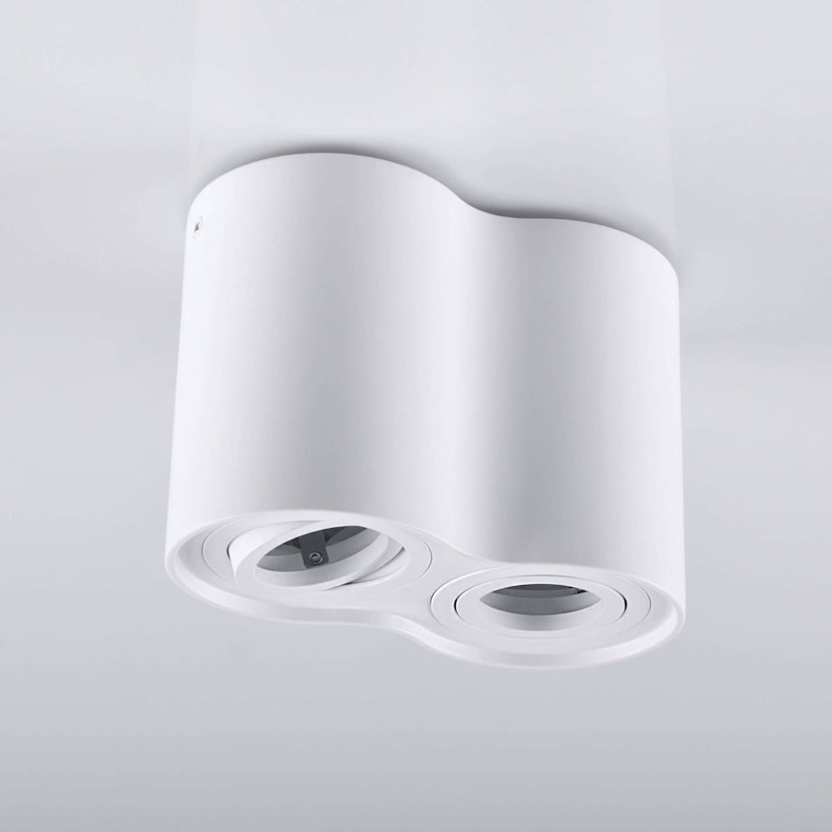 Downlight LAMPA sufitowa HADAR R2 313157 Polux regulowana OPRAWA metalowy spot tuby białe