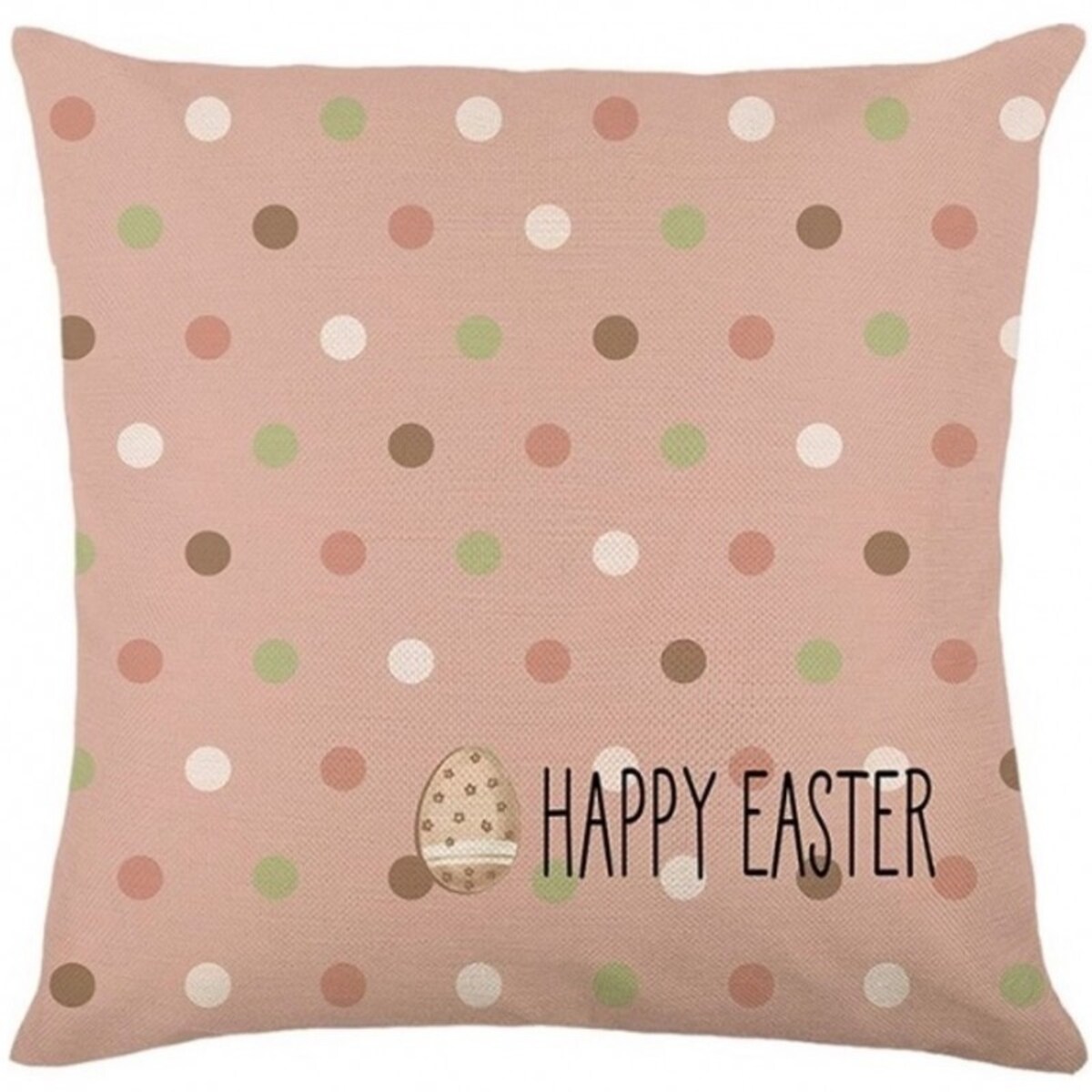 Lniana poszewka na poduszkę 45 x 45 cm HAPPY EASTER POD214