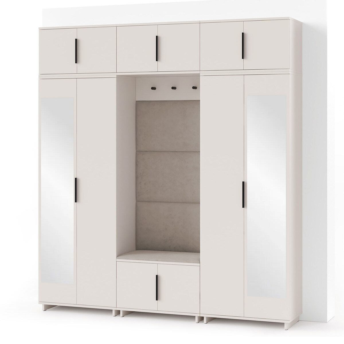 Zestaw do przedpokoju Napoli wersja 2 z panelami Trinity 03 beżowy