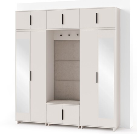 Zestaw do przedpokoju Napoli wersja 2 z panelami Trinity 03 beżowy