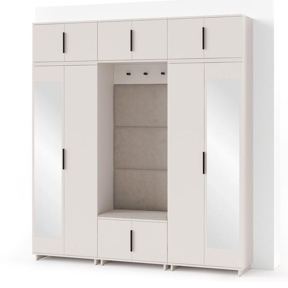 Zestaw do przedpokoju Napoli wersja 2 z panelami Trinity 03 beżowy