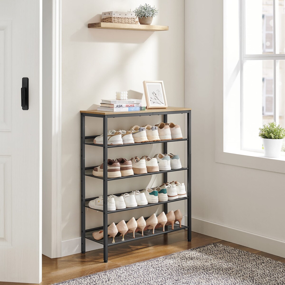Szafka Na Buty 75X28X93 Cm Sonoma