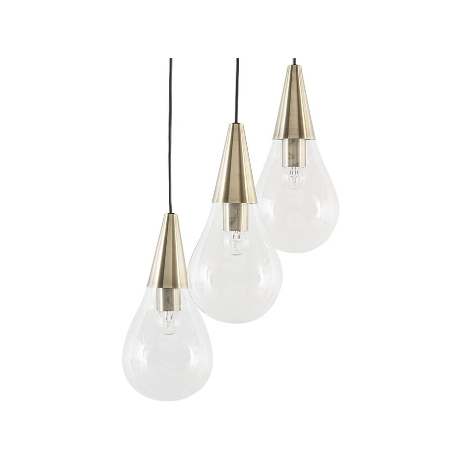 Lampa wisząca 3-punktowa mosiężna VESLE