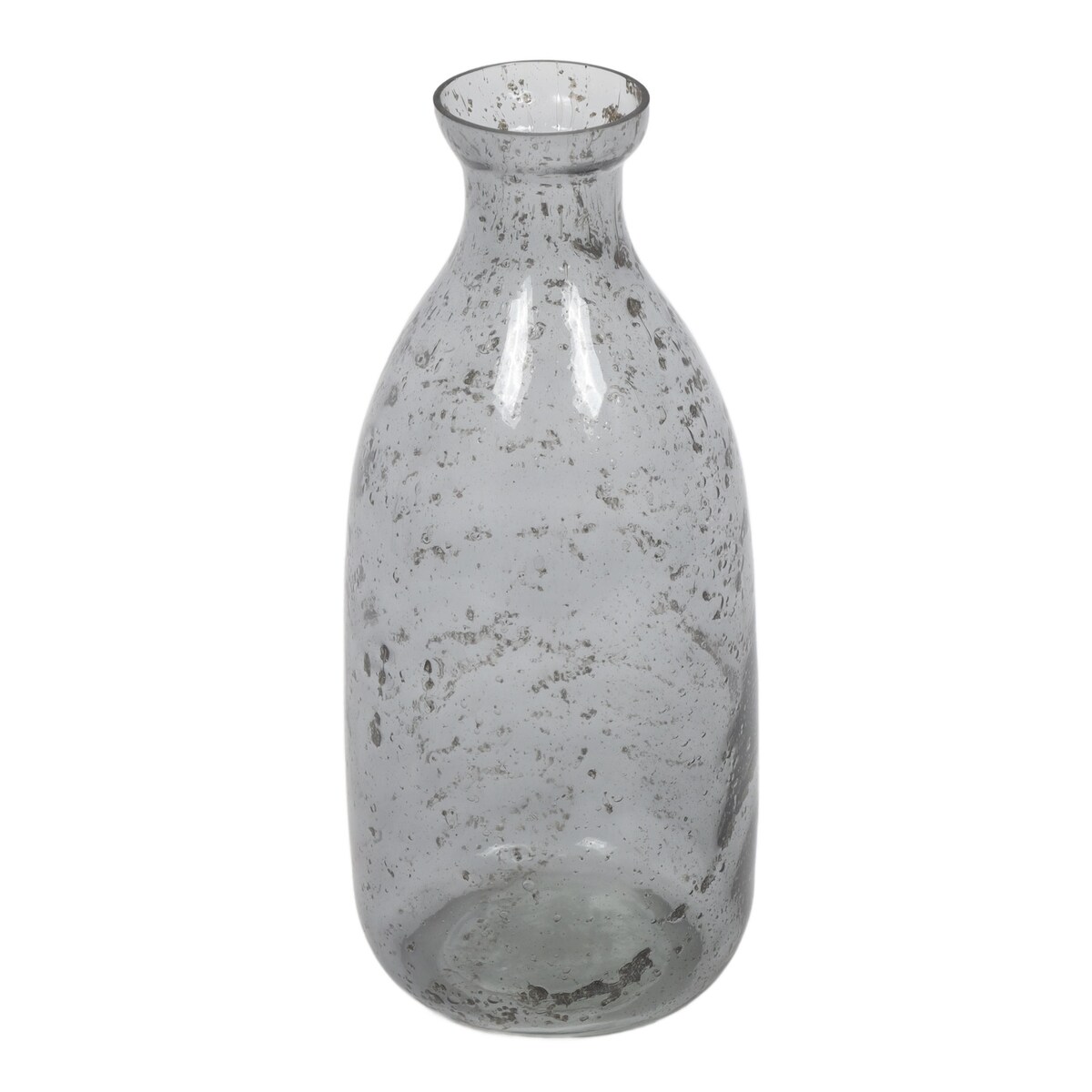 Szklana butelka nakrapiana, Ø 10 cm
