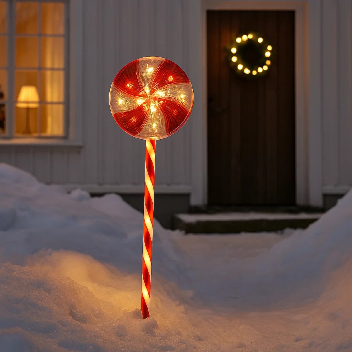 Zestaw 4 lamp świątecznych LED, 62 cm