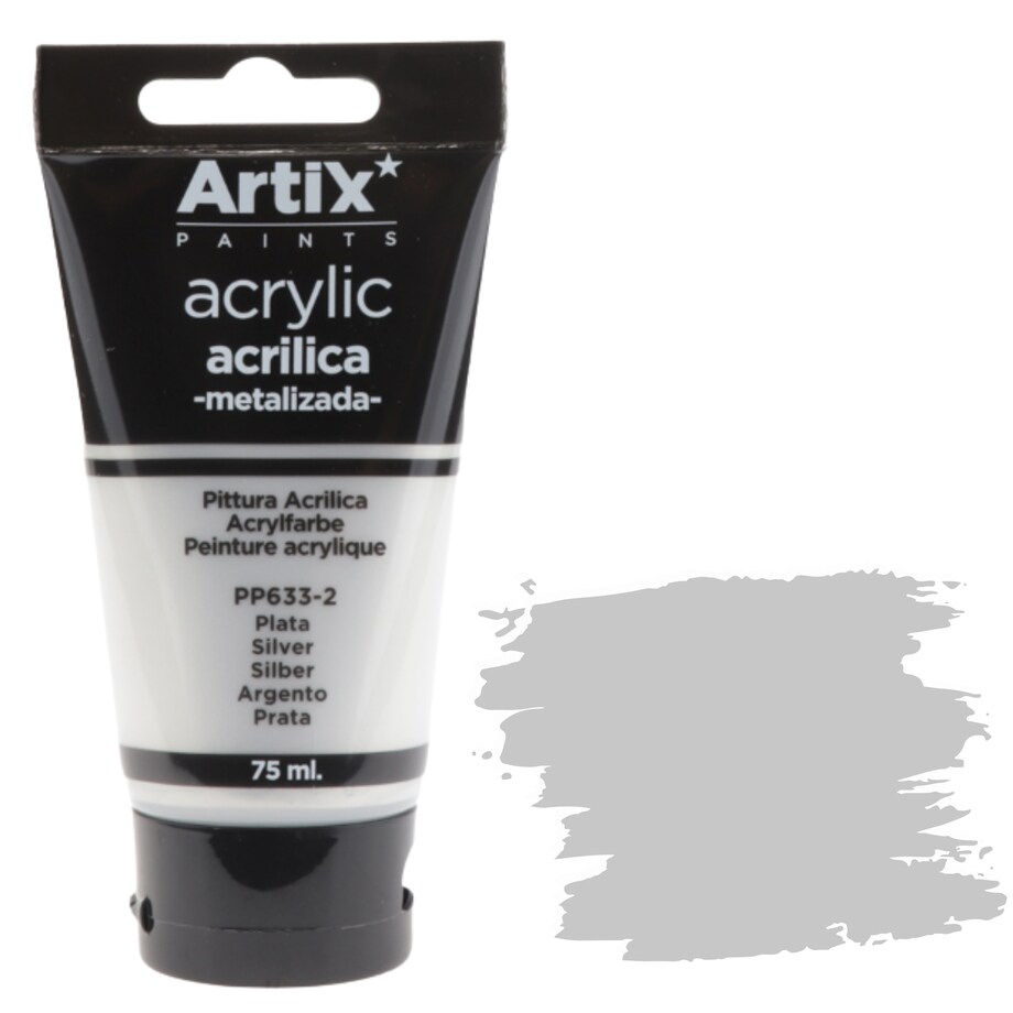 farba akrylowa artix pp633-2 metalic silver 75ml