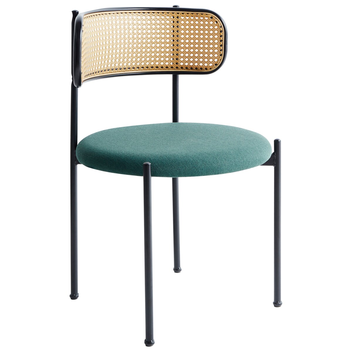 Zestaw 2 krzeseł do jadalni ANDOVER Metal Zielony