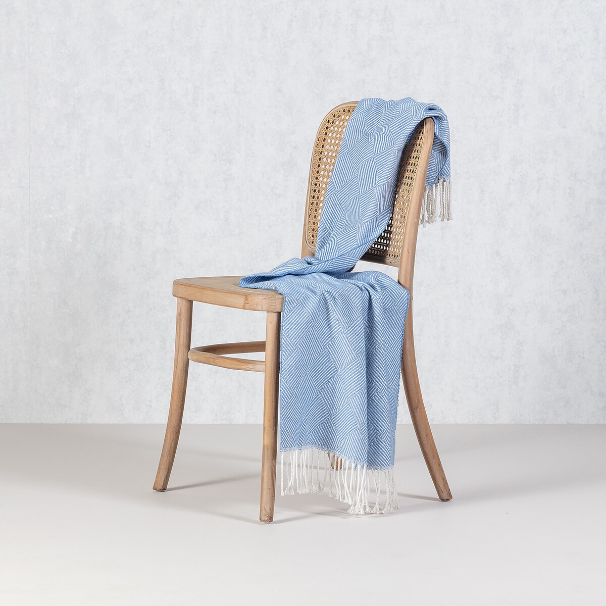 Pled Ibiza 50x153cm light blue, 50 x 153 cm