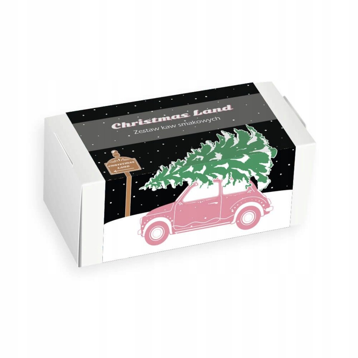 ŚWIĄTECZNY ZESTAW PREZENTOWY 20 SMAKÓW MIELONYCH KAW AROMATYZOWANYCH W SASZETKACH "CHRISTMAS LAND" - PREZENT UPOMINEK NA MIKOŁAJA ŚWIĘTA GWIAZDKĘ BOŻE NARODZENIE POD CHOINKĘ DLA KOBIETY FACETA