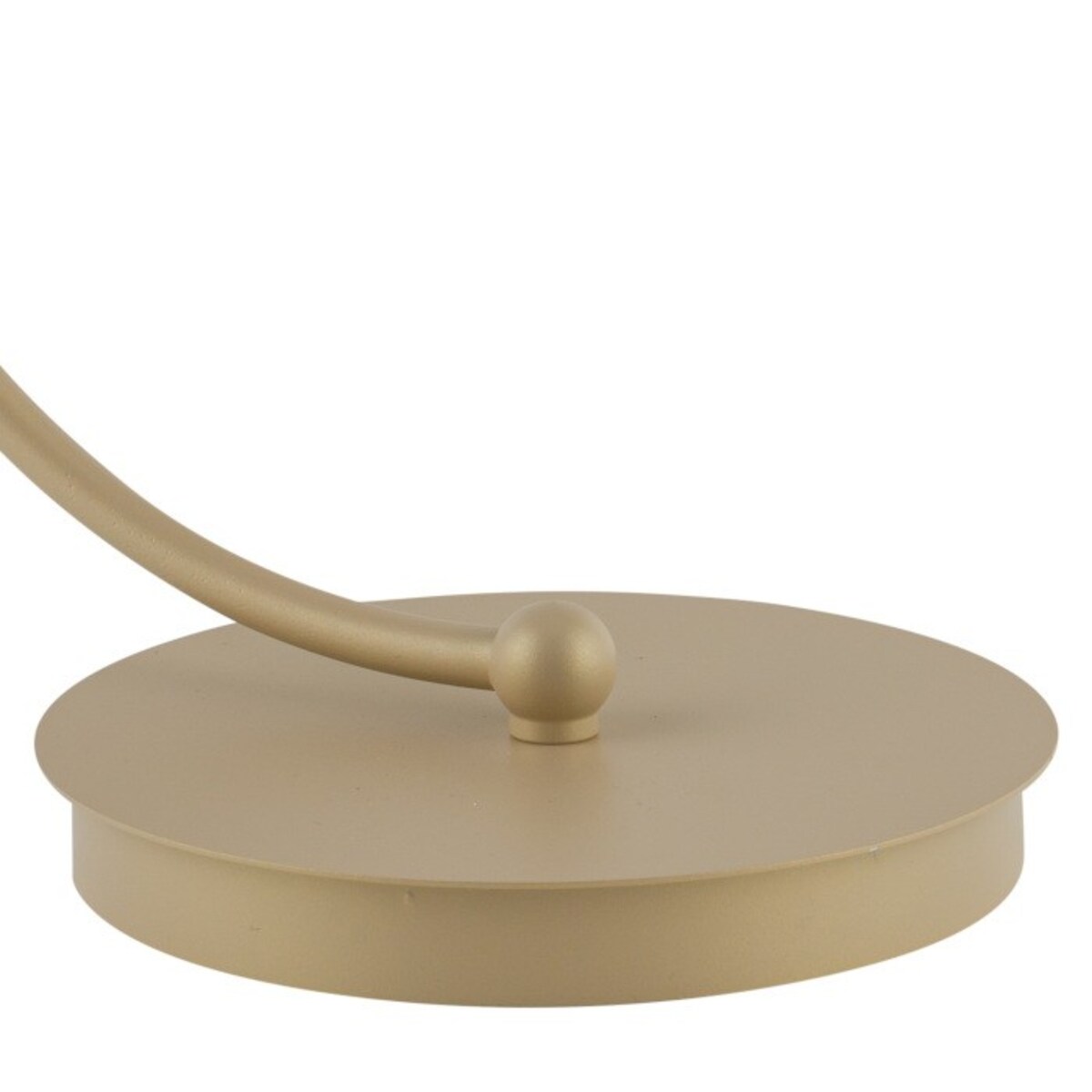 Lampka nocna łuk VELVET 50303 Sigma kula na stolik do sypialni złota