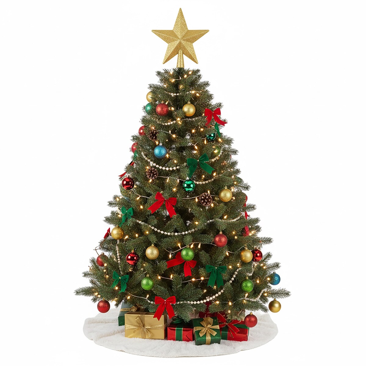 Gwiazda Na Czubek Choinki Brokatowa Na Choinkę Szpic Dekoracja Świąteczna