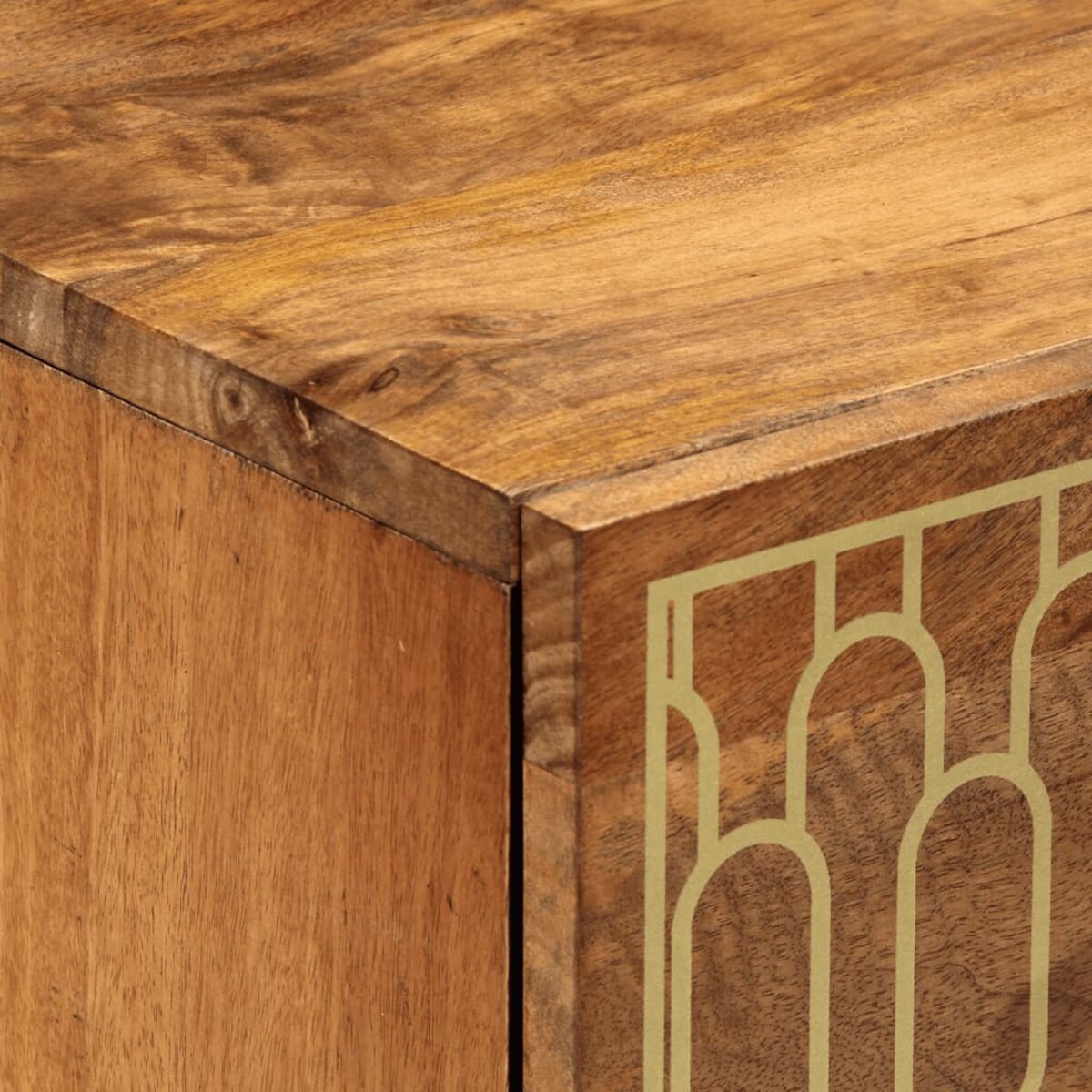 vidaXL Szafki, 2 szt., 60x33x75 cm, lite drewno mango