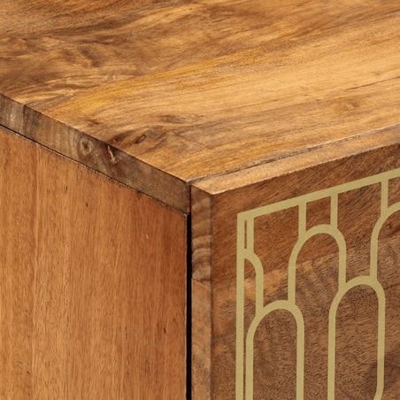 vidaXL Szafki, 2 szt., 60x33x75 cm, lite drewno mango