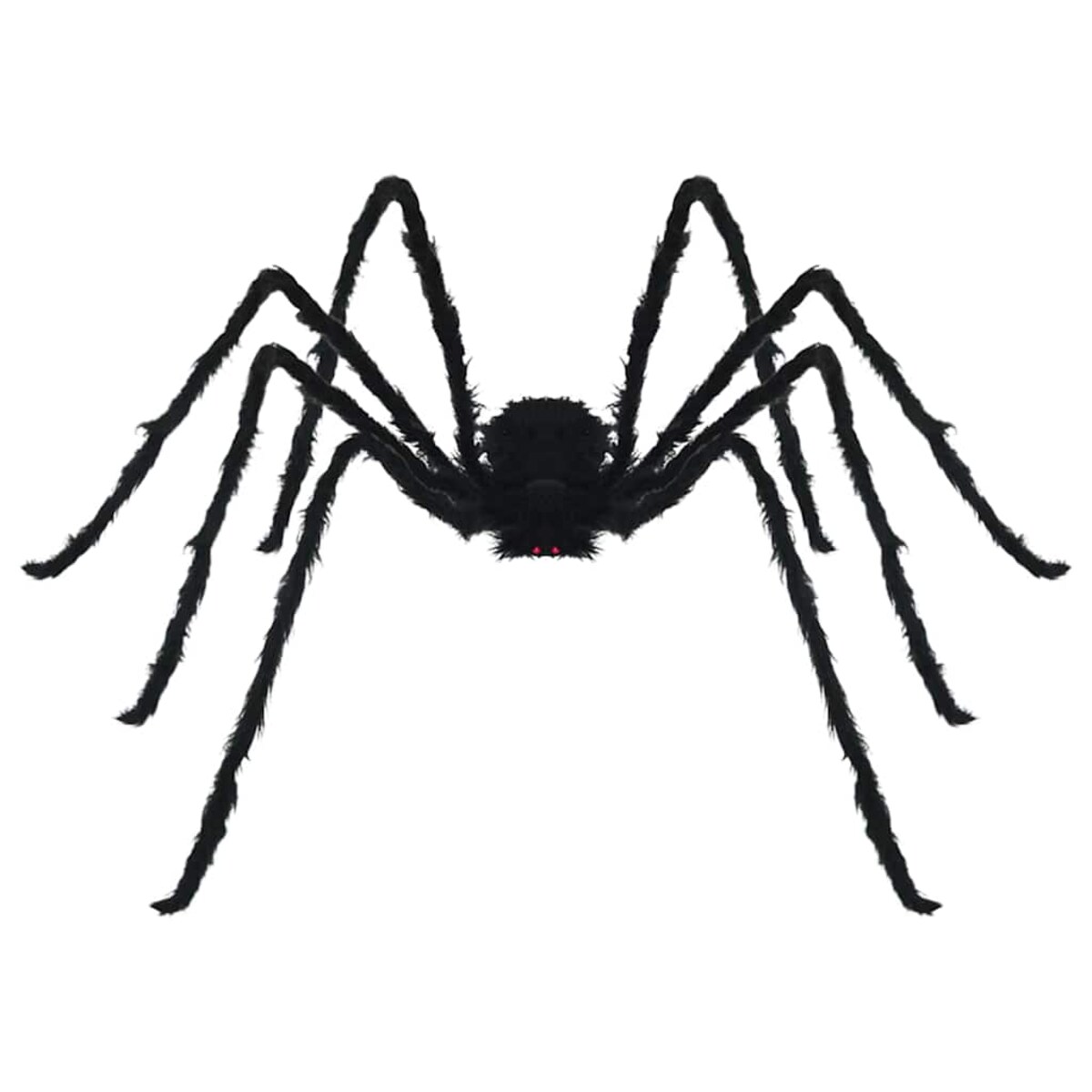 vidaXL Dekoracja Pająka na Halloween 3 pcs Czarny 200 cm