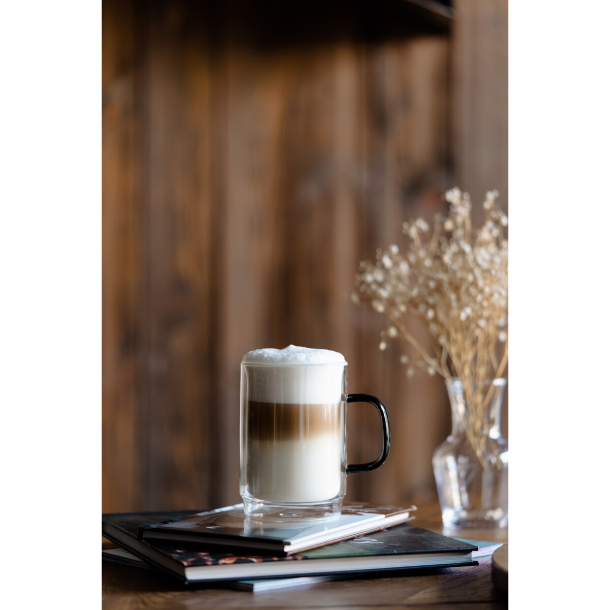 Komplet 2 szklank z podwójną ścianką Carbon 350 ml 8562