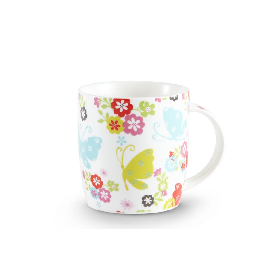 Konsimo HELOPI Kubek, biały/wielokolorowy