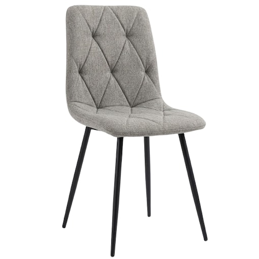 Krzesło tapicerowane welurowe do Jadalni salonu pikowane wygodne