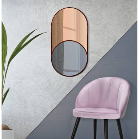 Lustro dekoracyjne 75x40 cm BICOLORE