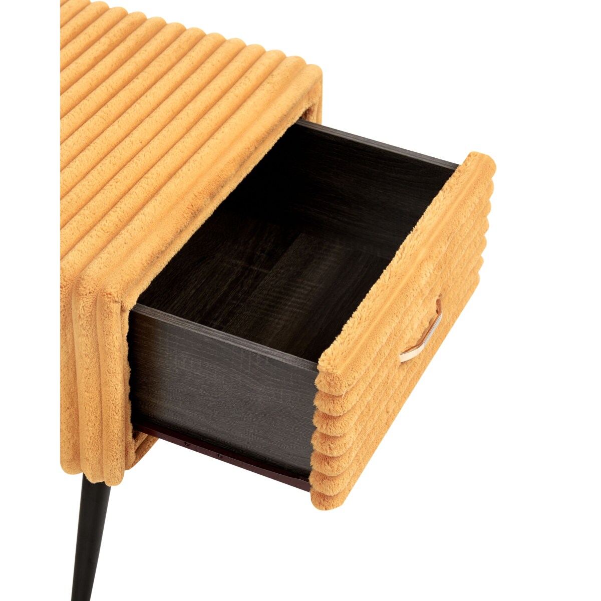 Szafka nocna FLAYAT Sztruks Pomarańczowy