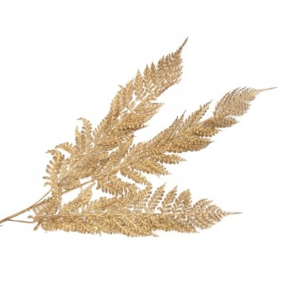GAŁĄZKA SZTUCZNA PAPROCI ZŁOTA dodatek dekoracja stroika stołu duża długa