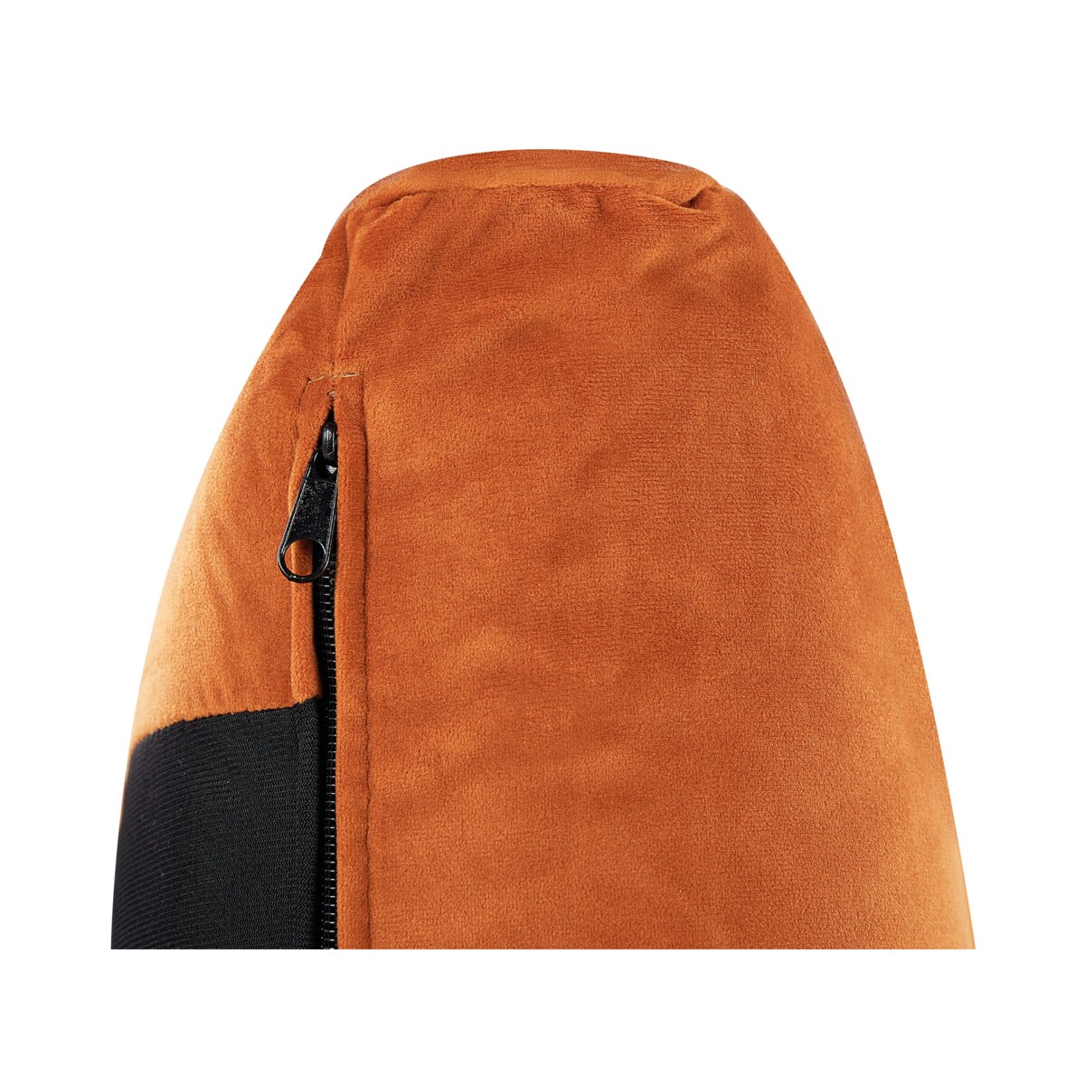 Łóżko welurowe 180 x 200 cm pomarańczowe MELLE