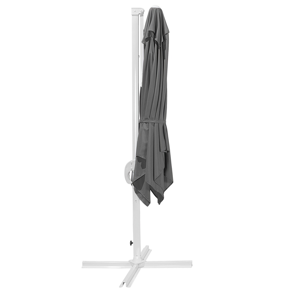 Parasol ogrodowy na wysięgniku 250 cm MONZA Ciemnoszary