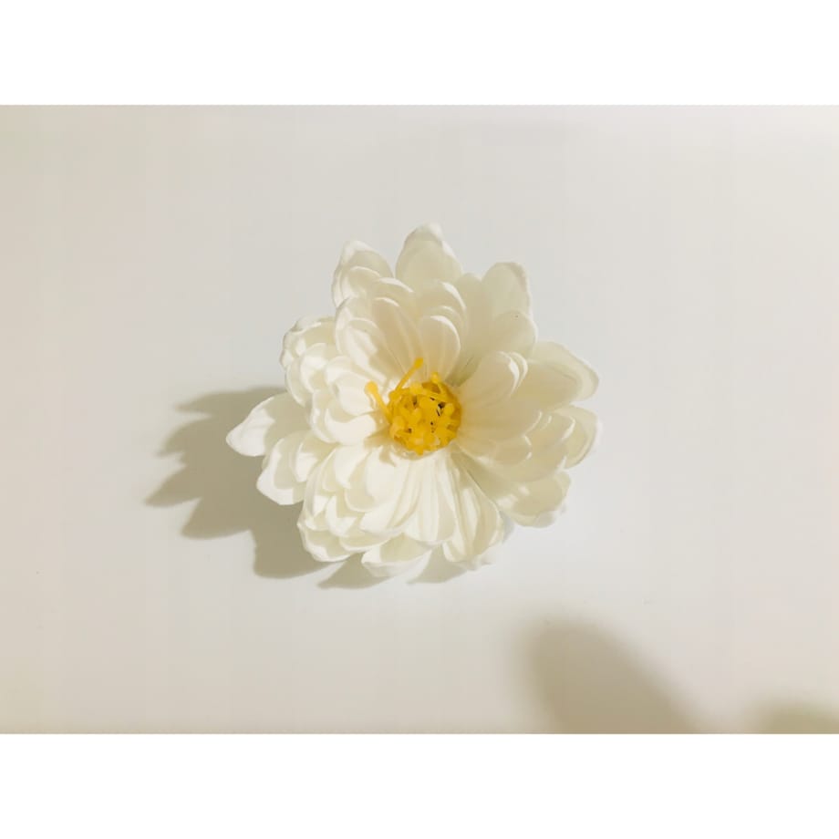 KWIATY MYDLANE BIAŁY do bukietu stroik box dekoracja prezent upominek