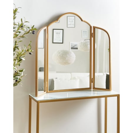 Lustro stojące Złoty SAVILLY