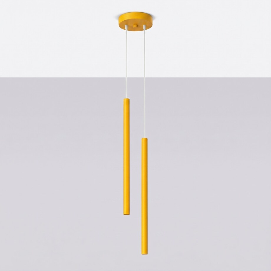 Lampa wisząca PASTELO 2 żółta