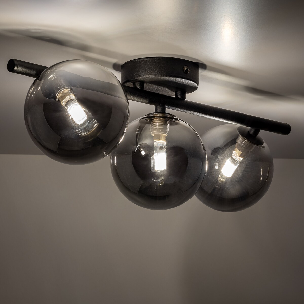 Lampa sufitowa ESTERA BLACK 6855 TK Lighting czarna 3xG9 nowoczesna do salonu sypialni biura
