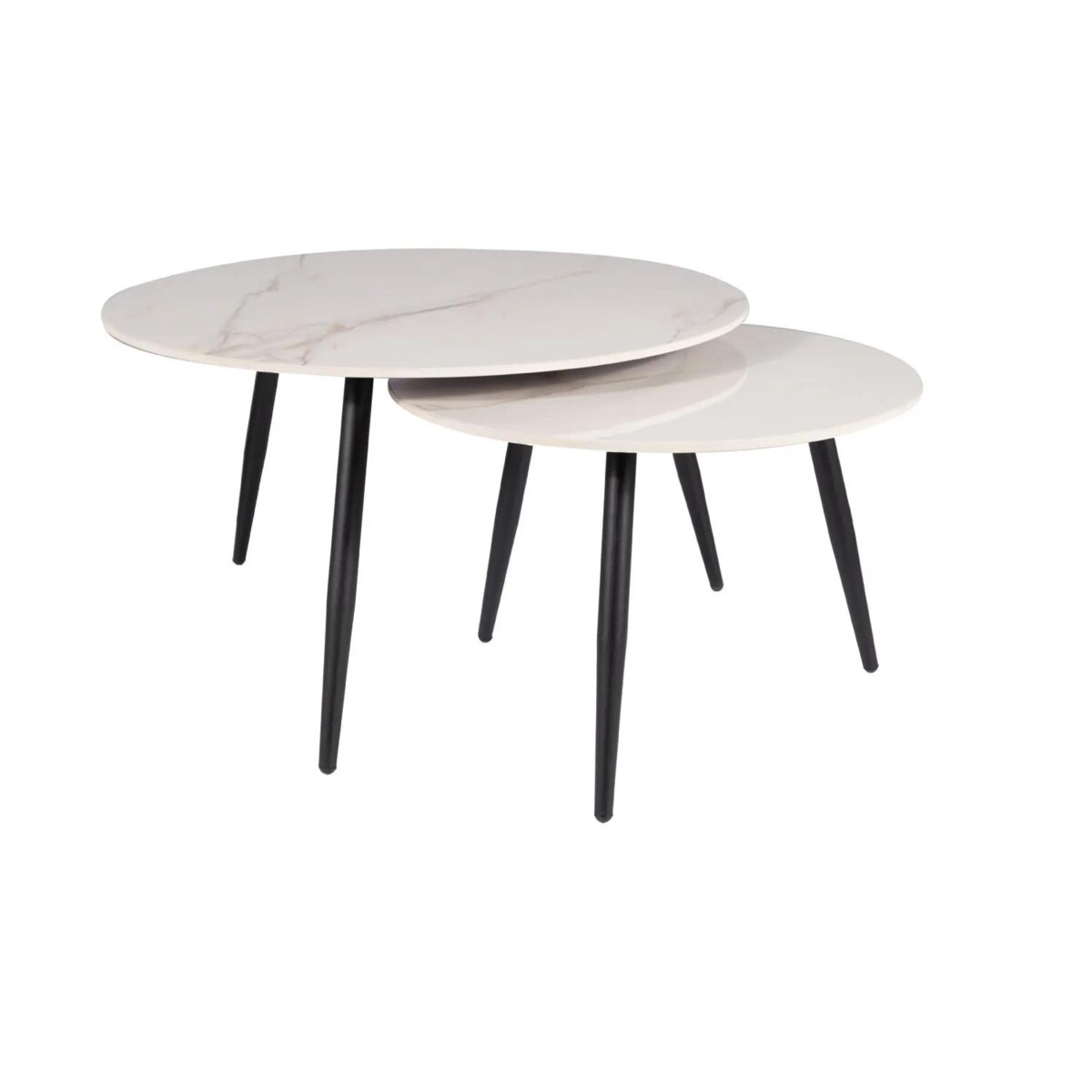 Zestaw 2 ław KORA D biały lakier