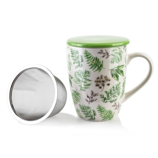 EDDY Kubek z zaparzaczem i pokrywkązielony