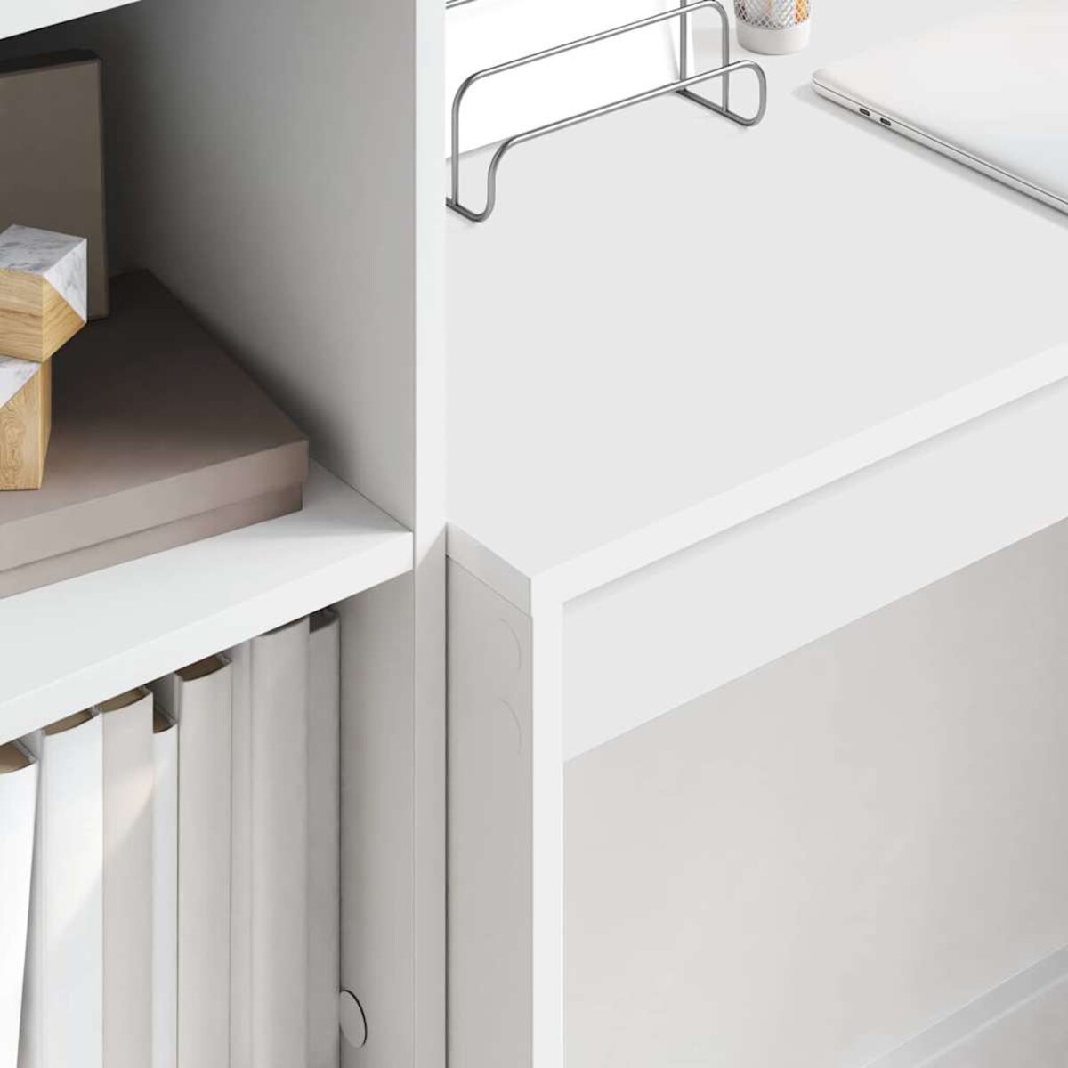 vidaXL Biurko Biały 100 x 40 x 76 cm Materiał drewnopochodny