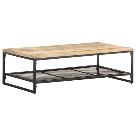vidaXL Stolik kawowy, 110x60x35 cm, lite drewno mango