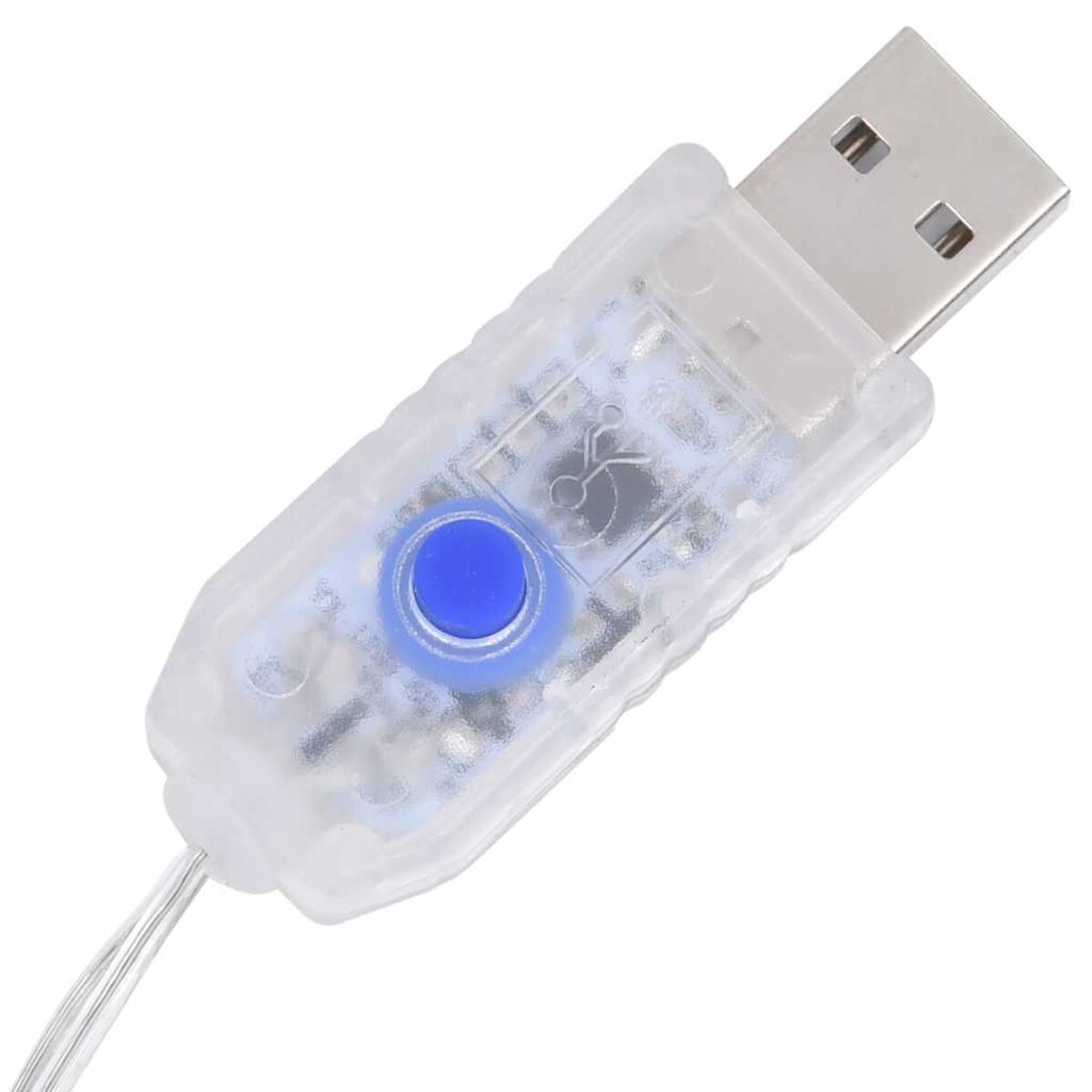 vidaXL Dekoracja świąteczna, Mikołaj z LED, luksusowa tkanina, 120 cm