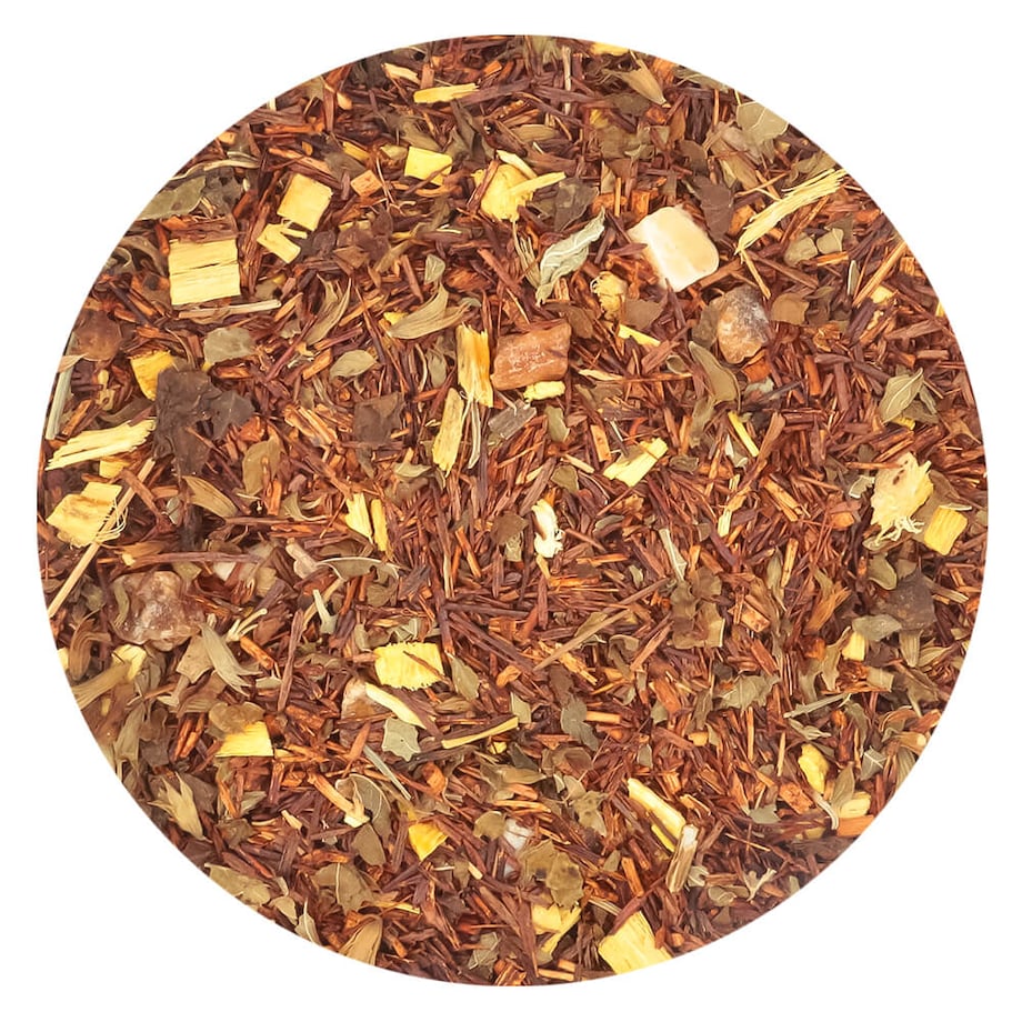 Herbata rooibos z czerwonokrzewu SŁODKI ALOES o smaku aloesu i lukrecji - herbata liściasta sypana mieszanka napar susz - gotowa na prezent upominek