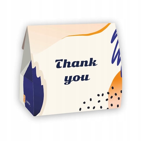 Zestaw prezentowy box "THANK YOU" z herbatami sypanymi kubkiem i czekoladą z owocami - podziękowanie prezent upominek dla kobiety dziewczyny niej