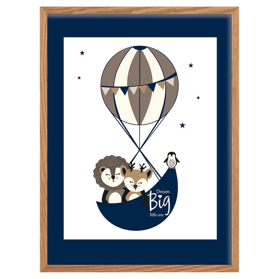 Obrazek Grow Up blue, 30x40cm